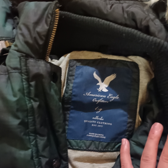 womans American Eagle coat size large - Picture 2 of 4
